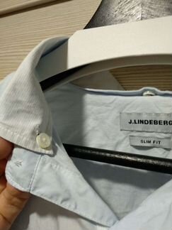 Рубашка J Lindbergh голубая L