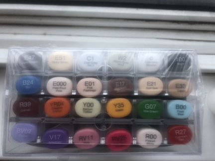 Маркеры copic sketch 24 colors