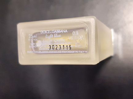 Dolce&Gabanna Light Blue, Италия, винтаж