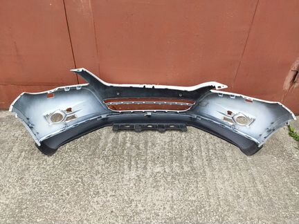 Бампер Volkswagen Tiguan передний белый 07-11