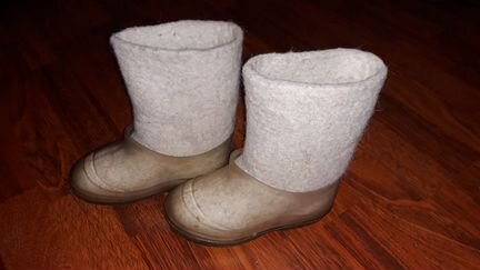 Валенки ручной валки 18 см