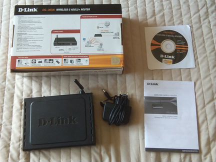Adsl роутер D-Link DSL-2600U