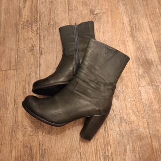 Ботильоны зима на каблуке