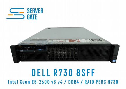 Сервер dell R730 8SFF 2 x E5-2690v3 32 GB