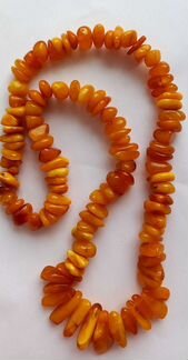 Бусы янтарные советские