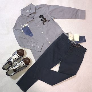 Брюки рубашки мальчикам бренд Италия