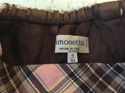 Юбка стильная в клетку Италия