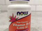 Vitamin D3 (Витамин Д3) 5 000ме 240 капс -Now Food