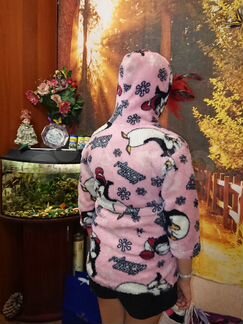 Халат махровый для девочки 6-9 лет