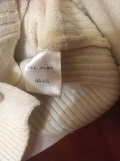 Кофта размахай-ка или летучая мышь кремового цвета