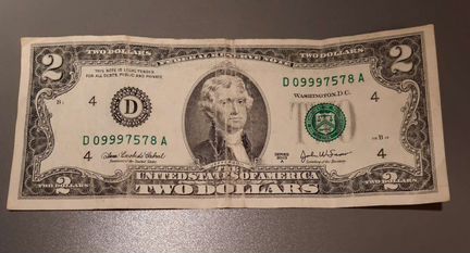 2 доллара 2003 год