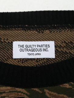 Камуфляжный Шерстяной Свитер Guilty Parties