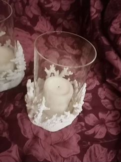 Подсвечник фонарь для свечи кораллы zara home