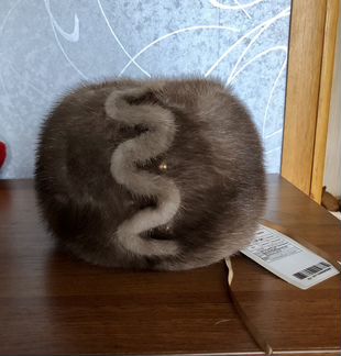 Новая норковая шапка 57-58