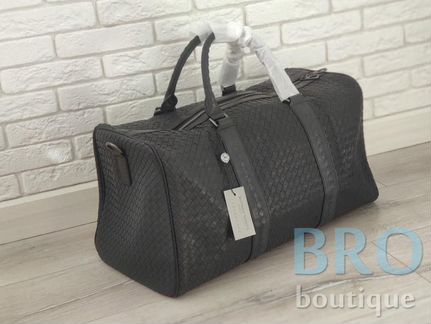 Дорожная кожаная сумка Bottega Veneta
