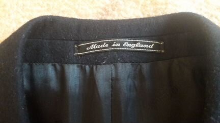 Шерстяной пиджак английский