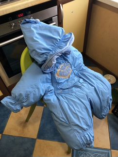 Зимний комбинезон-трансформер (конверт) 68-74 см