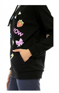 Толстовка с аппликацией и капюшоном в идеале