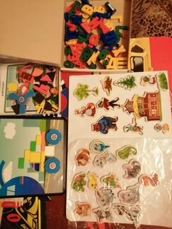 Магнитная касса букв, конструктор, магнитная сказк