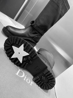 Кожаные сапоги Dior