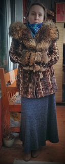 Норковая шуба полушубок норка 50-й размер