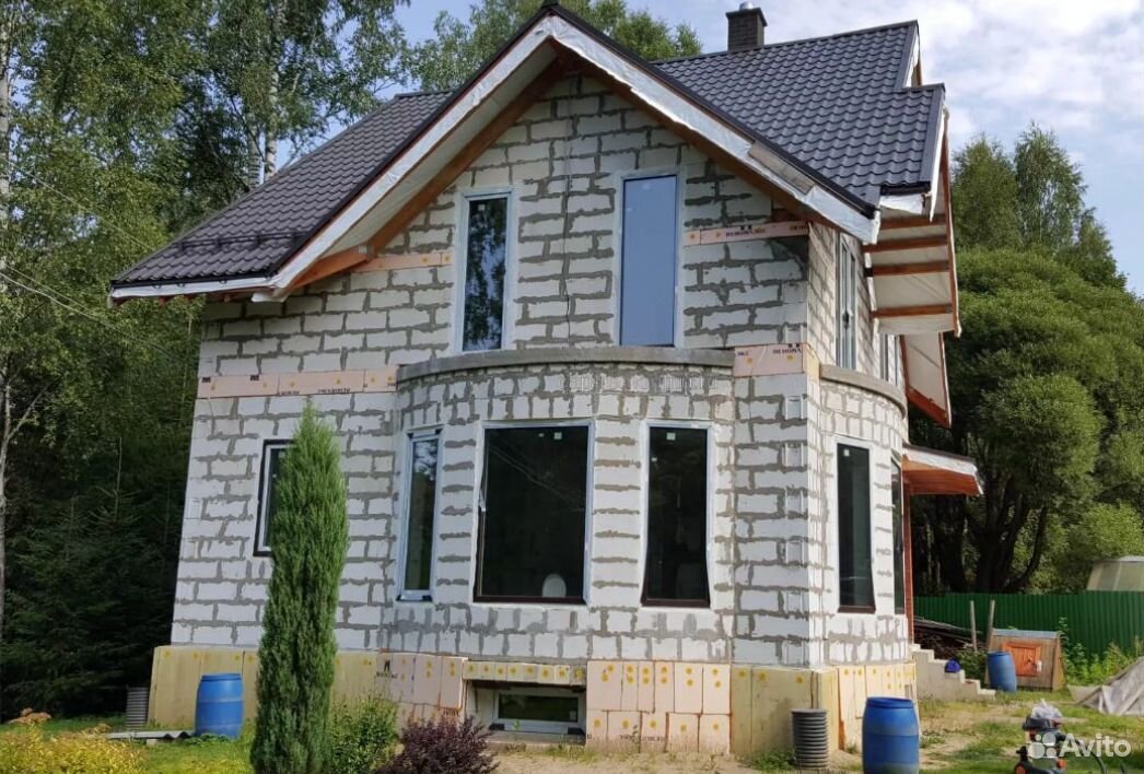 Дом за 600 тысяч рублей из пеноблоков