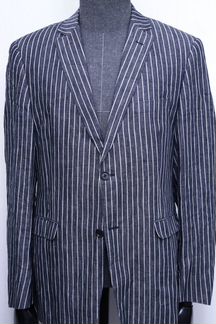 Хлопковый пиджак в полоску Nils М