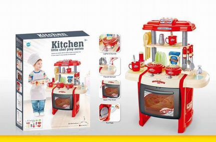 Кухня детская. Игровая кухня с посудой
