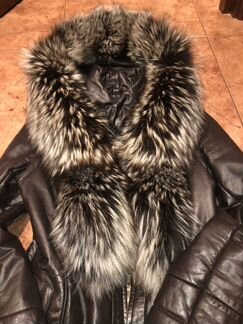 Куртка кожаная трансформер