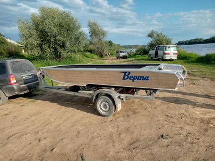 Алюминиевая лодка Верта-480 Fish (фиш платформа)