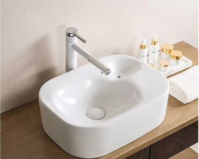 Раковина белая накладная Gid(italy) N9030b