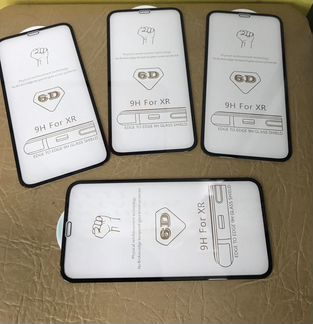 Бронестекла 6D iPhone XR