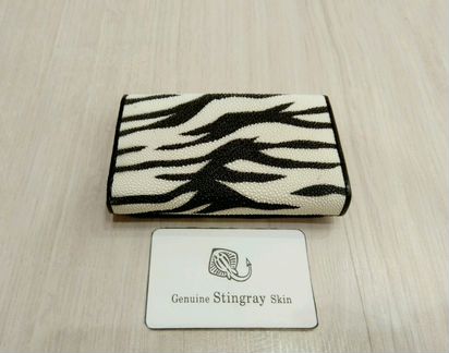 Кошелек из натуральной кожи ската