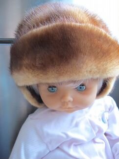 Шапка норка новая