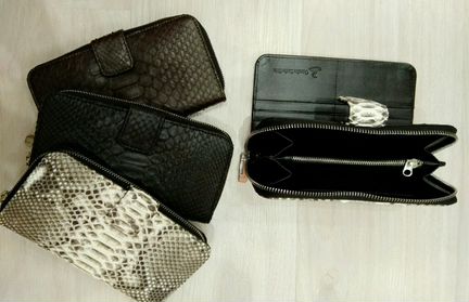 Кошельки из натуральной кожи питона