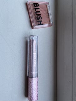 Глиттер и румяна lamel