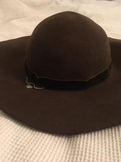 Шляпа с широкими полями Tru Trusardi коричневая