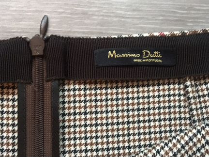 Massimo dutti юбка в клетку