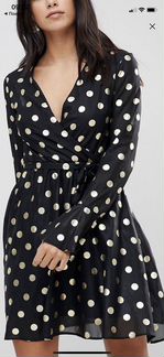 Платье с запахом ASOS
