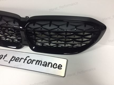 Решетка радиатора BMW G20 M340 Shadow line