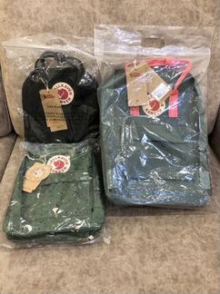 3 рюкзака Kanken Fjallraven (2 мини и 1 классик)