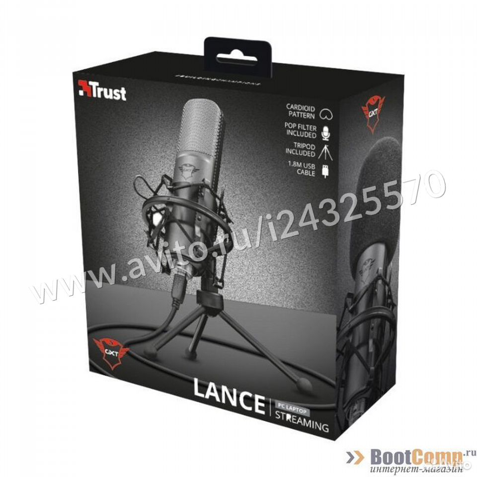 Микрофон trust GXT 242 Lance арт. 22614 84012410120 купить 4