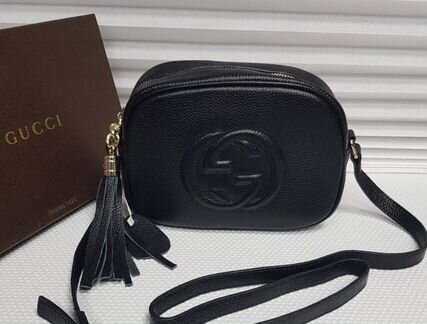 Сумка Gucci Soho Клатч на ремне Гуччи Сохо Гучи К