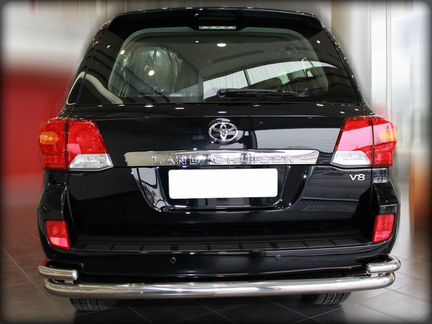 Защита заднего бампера Land Cruiser 200