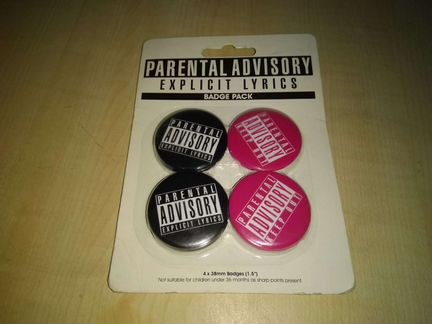 Значки - Parental Advisory / Lost