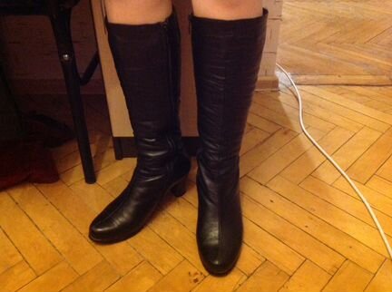 Сапоги зимние натур кожа овчина р 40 Финские новые