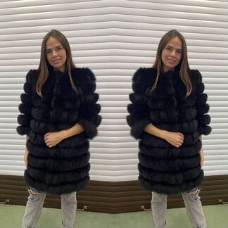 Шуба из песца