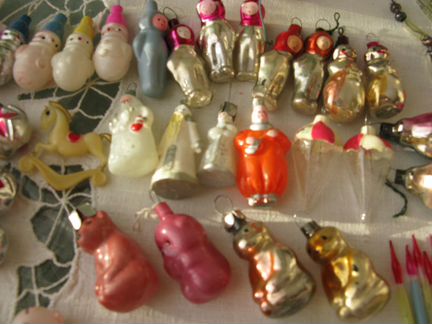 Елочные мини игрушки поштучно СССР