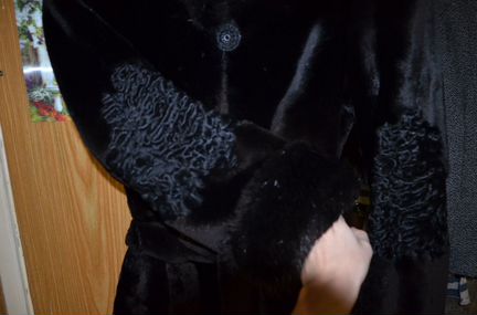 Шуба мутон каракуль