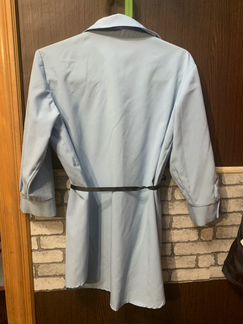 Рубашка голубая для девочки